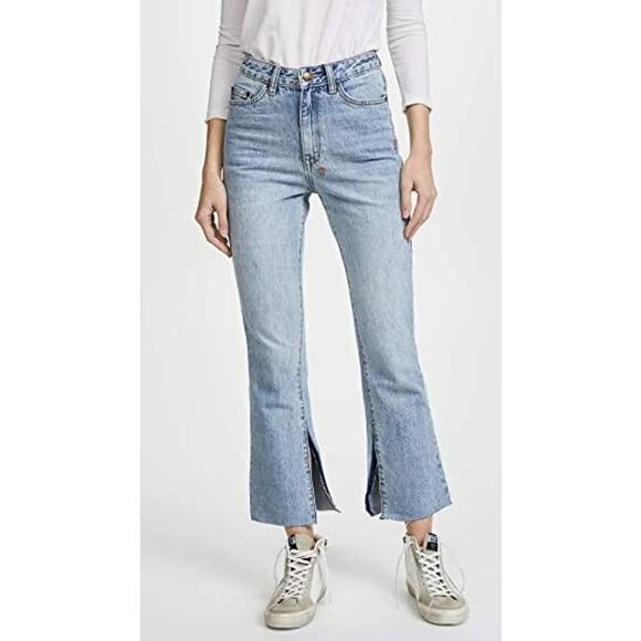 Ksubi Women's Blue High Rise Skinny Kick'n Flare Cropped Denim‎ Jeans Size 29 - Picture 7 of 8